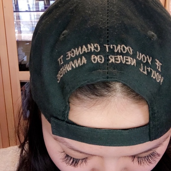 Unisex Port and company hunter green caption hat - Picture 4 of 6